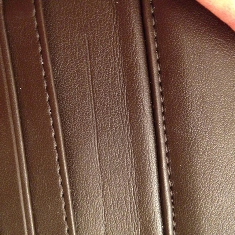 COACH mettalic gold bronze checkbook wallet - Picture 6 of 6